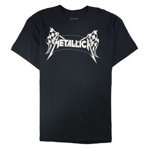 Merch Traffic Mens Metallica Flags Graphic T-Shirt, Black, M, DM